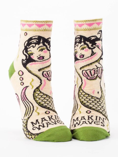 Image of Makin' Waves W-Ankle Socks BLUEQ
